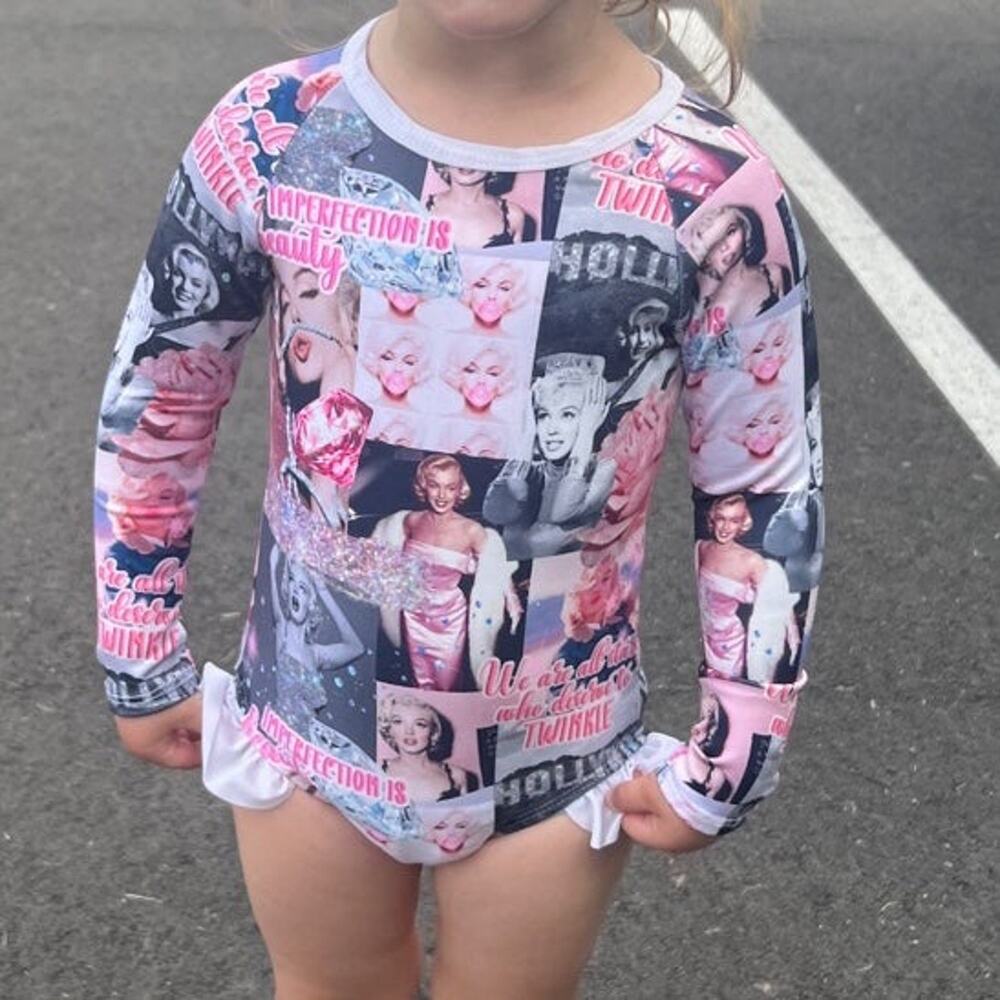 Marilyn Monroe One-Piece Toddler Swimsuit 2 2T